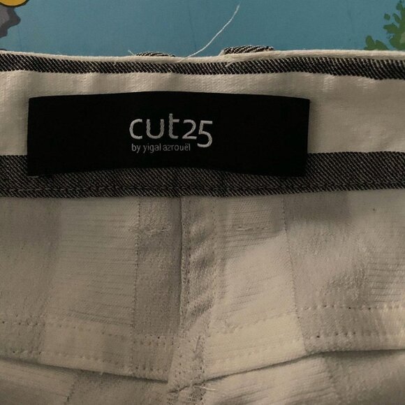 Cut 25 Yigal Azrouel Cool Striped Stretchy Jeans - Picture 8 of 13